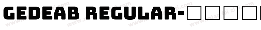 GedeaB Regular字体转换